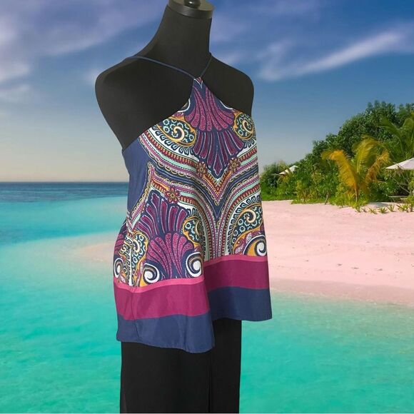 Renee C. Tank Size in Colorful Abstract Design Size XL - Picture 3 of 7
